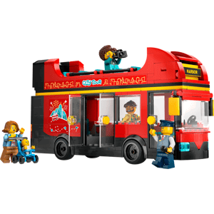 LEGO® City 60407 Červený dvoupodlažní vyhlídkový autobus