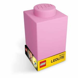 LEGO® Classic Silikonová kostka noční světlo - růžová