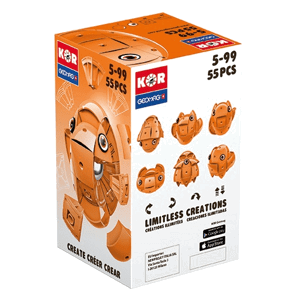 Geomag KOR Orange 55 dílů