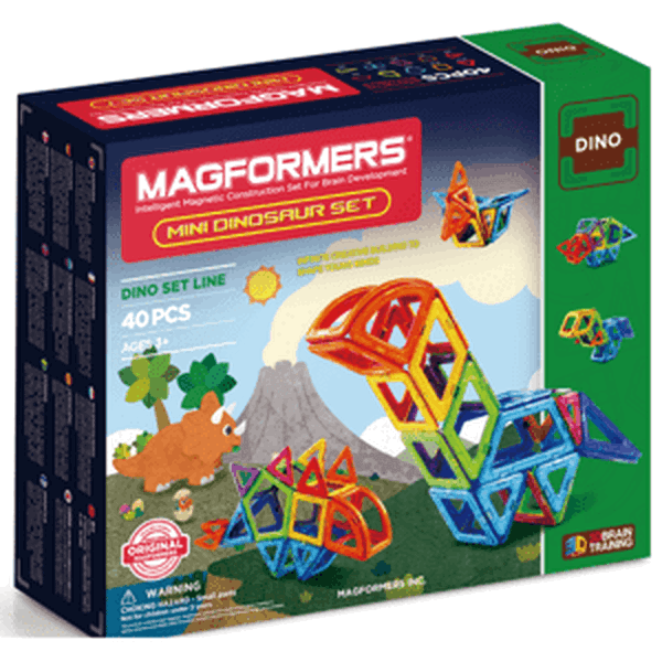 Magformers Mini dinosauři - 40 dílů