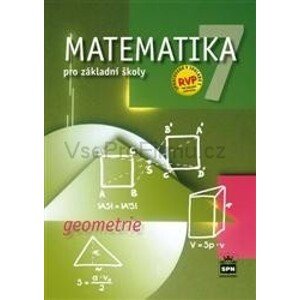 Matematika 7.r. ZŠ, geometrie  - učebnice - Z. Půlpán