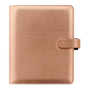 Filofax Kroužkový diář 2024 Saffiano Metallic A5 - Rose Gold