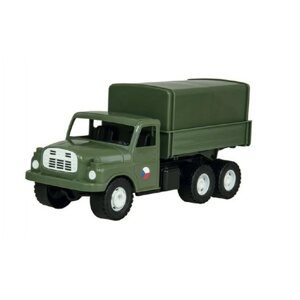 Auto nákladní Tatra 148 khaki vojenská, plastová 30cm