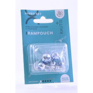 Sada na výrobu ozdoby z perliček - Rampouch - modrý