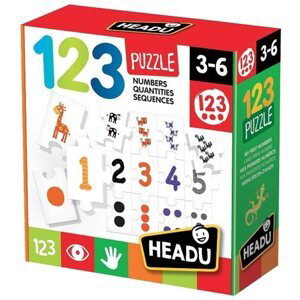 Puzzle 1-2-3 První počítání 27 dílků