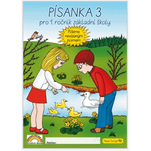 Písanka s kocourem Samem 3 pro 1. ročník - Nevázané písmo - Mgr. L. Andrýsková, Mrg. R. Bača