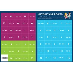 Pexeso - Matematika - Odečítání v oboru do 20 - PhDr. Martin Staněk