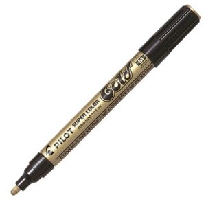 Pilot Super Color Lakový permanentní popisovač 2 mm - zlatý