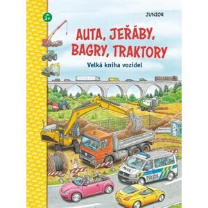 Auta, jeřáby, bagry, traktory - Velká kniha vozidel - neuveden