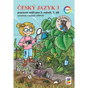 Český jazyk 3 - barevný pracovní sešit 1. díl s Rózinkou