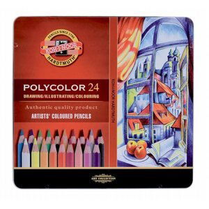 Umělecké pastelky Koh-i-noor POLYCOLOR - 24 ks