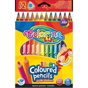 Trojhranné pastelky Colorino JUMBO - 12 barev