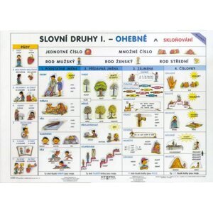 Slovní druhy I. - tabulka A4