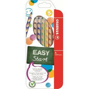 STABILO EASYcolors L Pastelky pro leváky - sada 6 barev