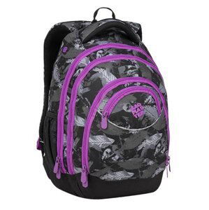 Studentský batoh Bagmaster - ENERGY 9 A VIOLET/GRAY/BLACK