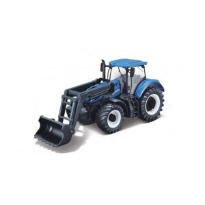 Traktor Bburago s nakladače Fendt 1050 Vario/ New Holland kov/ plast, 16cm