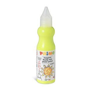 Temperová barva 3D PRIMO FLUO, 50 ml, lahvička s tenkým hrotem, žlutá