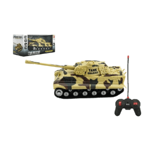 Tank RC PANTHER plast 25cm na baterie 27 mHz se zvukem se světlem