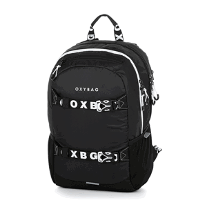 Studentský batoh OXY SPORT - Black & White