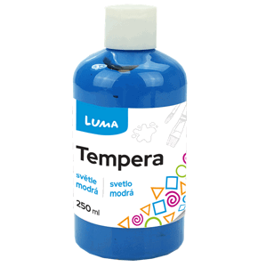 Temperová barva LUMA, 250 ml - světle modrá