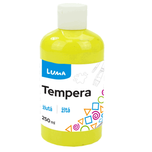 Temperová barva LUMA, 250 ml - žlutá