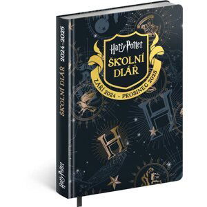 Školní diář Harry Potter (září 2024 – prosinec 2025), 9,8 × 14,5 cm