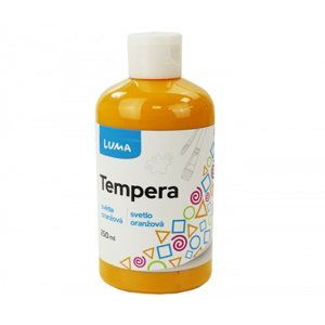 Temperová barva LUMA, 250 ml - světle oranžová