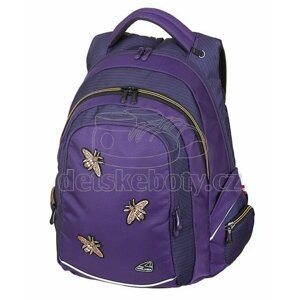 Studentský batoh FAME Bee Violet B-42029-074