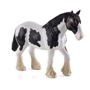Animal Planet Clydesdale kůň černobílý