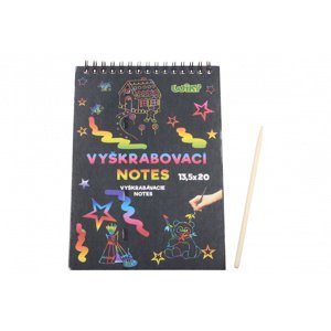 Vyškrabávací notes 20x13,5cm - 12 listů