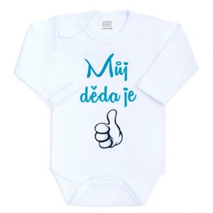 Body s potiskem New Baby Můj děda je jednička,