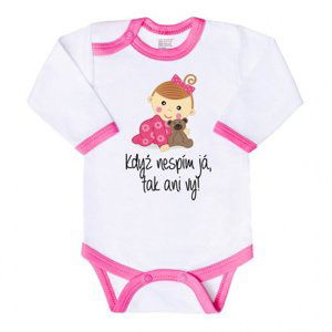 Body s potiskem New Baby Když nespím já tak ani vy