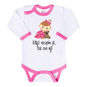 Body s potiskem New Baby Když nespím já tak ani vy