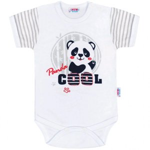 Kojenecké body s krátkým rukávem New Baby Panda