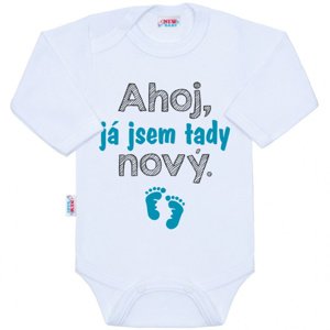 NEW BABY Body s potiskem AHOJ JÁ JSEM TADY NOVÝ