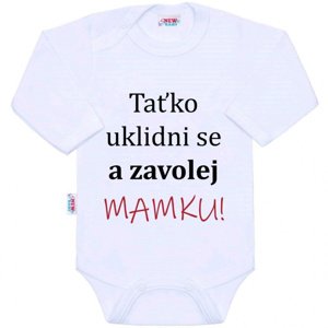 NEW BABY Body s potiskem New Baby a zavolej MAMKU!