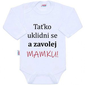 NEW BABY Body s potiskem New Baby a zavolej MAMKU!