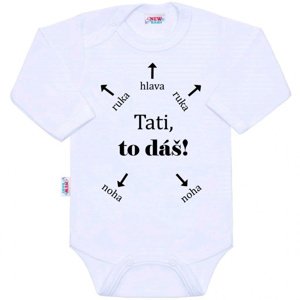 NEW BABY Body s potiskem New Baby Tati to dáš!