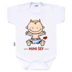 NEW BABY Body s potiskem New Baby MIMI ŠÉF