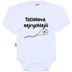 New Baby Body s potiskem Tatínkova nejrychlejší