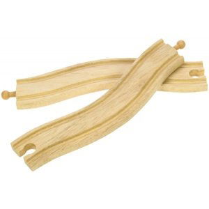 Bigjigs Obloukové koleje 2ks 22 cm