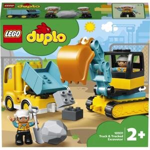 Lego Duplo 10931 Náklaďák a pásový bagr