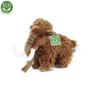 Plyšový mamut stojící, 17 cm, ECO-FRIENDLY