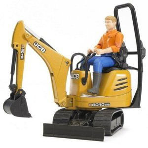 Bruder - Mikrobagr JCB s figurkou