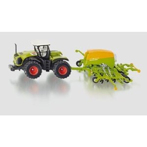 SIKU Farmer - Traktor se secím přívěsem 1 87