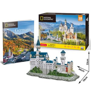 CubicFun 3D puzzle National Geographic Neuschwanstein 121 ks