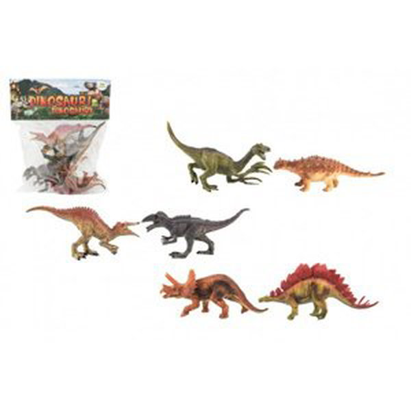 Teddies Dinosaurus plast 15-16cm 6ks v sáčku