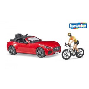 Bruder 3485 Roadster s cyklistkou