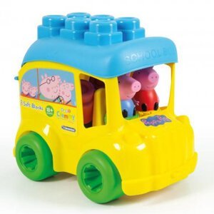 Clemmy baby Peppa Pig školní autobus