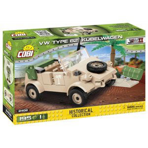 COBI 2402 World War II Velitelský vůz VW typ 82 Kübelwagen